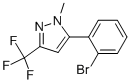 5-(2-BROMOPHENYL)-1-METHYL-3-(TRIFLUOROMETHYL)-1H-PYRAZOLE CAS#: 906352-89-4