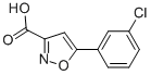 5-(3-chlorophenyl)isoxazole-3-carboxylic acid CAS#: 925940-95-0