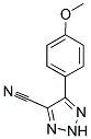 5-(4-METHOXYPHENYL)-2H-1,2,3-TRIAZOLE-4-CARBONITRILE CAS#: 928206-95-5