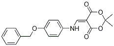 5-((4-(benzyloxy)phenylaMino)Methylene)-2,2-diMethyl-1,3-dioxane-4,6-dione CAS#: 909345-56-8