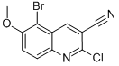 5-BROMO-2-CHLORO-6-METHOXYQUINOLINE-3-CARBONITRILE CAS#: 948294-04-0