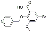 5-BROMO-3-METHOXY-2-(PYRIDIN-4-YLMETHOXY)BENZOIC ACID CAS#: 923852-07-7