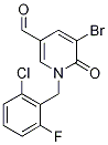 5-Bromo-1-(2-chloro-6-fluorobenzyl)-1,6-dihydro-6-oxopyridine-3-carboxaldehyde CAS#: 952183-68-5