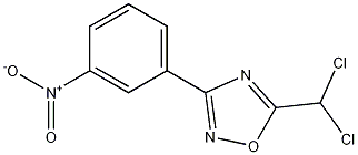 5-(Dichloromethyl)-3-(3-nitrophenyl)-1,2,4-oxadiazole CAS#: 905107-54-2