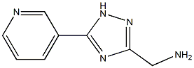 (5-(PYRIDIN-3-YL)-1H-1,2,4-TRIAZOL-3-YL)METHANAMINE CAS#: 933698-50-1