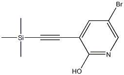 5-broMo-3-((triMethylsilyl)ethynyl)pyridin-2-ol CAS#: 942589-70-0