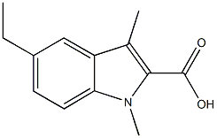 5-ethyl-1,3-dimethyl-1H-indole-2-carboxylic acid CAS#: 928707-70-4