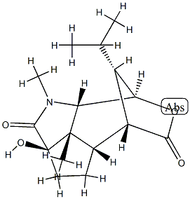 5,6-epoxy-1-hydroxy-6-isopropyl-3,11-dimethyl-3-azatricyclo(6.2.1.04(5,11))undecan-2-one CAS#: 99616-00-9