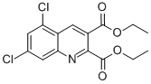 5,7-DICHLOROQUINOLINE-2,3-DICARBOXYLIC ACID DIETHYL ESTER CAS#: 948293-80-9
