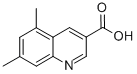5,7-DIMETHYLQUINOLINE-3-CARBOXYLIC ACID CAS#: 948293-95-6