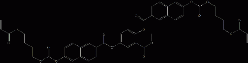 6-[[[4-[(1-Oxo-2-propen-1-yl)oxy]butoxy]carbonyl]oxy]-2-naphthalenecarboxylic acid 2,2'-[2-(methoxycarbonyl)-1,4-phenylene] ester CAS#: 914918-26-6