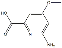 6-AMino-4-Methoxypicolinic acid CAS#: 98276-83-6