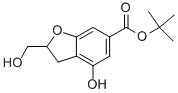 6-BENZOFURANCARBOXYLIC ACID, 2,3-DIHYDRO-4-HYDROXY-2-(HYDROXYMETHYL)-, 1,1-DIMETHYLETHYL ESTER CAS#: 955885-88-8
