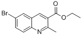 6-BROMO-2-METHYLQUINOLINE-3-CARBOXYLIC ACID ETHYL ESTER CAS#: 948289-14-3