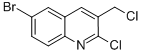 6-Bromo-2-chloro-3-chloromethylquinolin CAS#: 948290-77-5