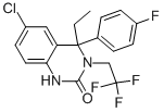 6-CHLORO-4-ETHYL-4-(4-FLUORO-PHENYL)-3-(2,2,2-TRIFLUORO-ETHYL)-3,4-DIHYDRO-1H-QUINAZOLIN-2-ONE CAS#: 910484-31-0