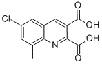 6-CHLORO-8-METHYLQUINOLINE-2,3-DICARBOXYLIC ACID CAS#: 948289-44-9