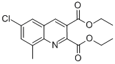 6-CHLORO-8-METHYLQUINOLINE-2,3-DICARBOXYLIC ACID DIETHYL ESTER CAS#: 948289-50-7