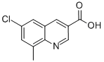 6-CHLORO-8-METHYLQUINOLINE-3-CARBOXYLIC ACID CAS#: 948289-56-3