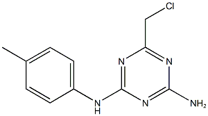 6-(CHLOROMETHYL)-N-(4-METHYLPHENYL)-1,3,5-TRIAZINE-2,4-DIAMINE CAS#: 99860-36-3
