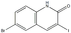 6-bromo-3-iodoquinolinone CAS#: 916429-27-1