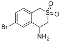 6-bromo-3,4-dihydro-1H-S,S-Di-oxo-isothiochromen-4-amine hydrochloride CAS#: 916420-32-1