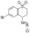 6-bromo-3,4-dihydro-2H-S,S-Di-oxo-thiochromen-4-amine hydrochloride CAS#: 916420-34-3