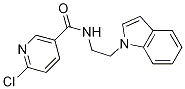6-chloro-N-(2-indol-1-yl-ethyl)nicotinamide CAS#: 945655-31-2