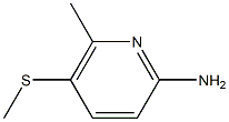 6-methyl-5-(methylthio)pyridin-2-amine CAS#: 909711-82-6