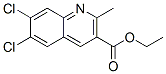6,7-DICHLORO-2-METHYLQUINOLINE-3-CARBOXYLIC ACID ETHYL ESTER CAS#: 948294-33-5