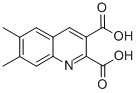 6,7-DIMETHYLQUINOLINE-2,3-DICARBOXYLIC ACID CAS#: 948294-45-9