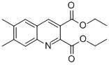 6,7-DIMETHYLQUINOLINE-2,3-DICARBOXYLIC ACID DIETHYL ESTER CAS#: 948294-48-2