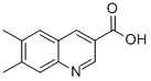 6,7-DIMETHYLQUINOLINE-3-CARBOXYLIC ACID CAS#: 948294-50-6
