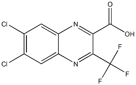 6,7-Dichloro-3-(trifluoromethyl)quinoxaline-2-carboxylic acid CAS#: 951884-93-8