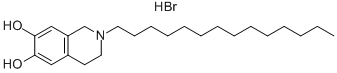 6,7-ISOQUINOLINEDIOL, 1,2,3,4-TETRAHYDRO-2-TETRADECYL-, HYDROBROMIDE CAS#: 900784-91-0