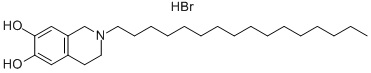 6,7-ISOQUINOLINEDIOL, 2-HEXADECYL-1,2,3,4-TETRAHYDRO-, HYDROBROMIDE CAS#: 900784-85-2