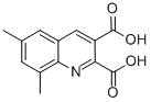 6,8-DIMETHYLQUINOLINE-2,3-DICARBOXYLIC ACID CAS#: 948289-02-9