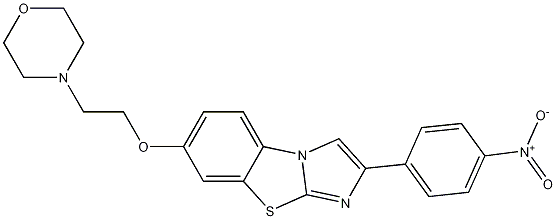 7-[2-(4-Morpholinyl)ethoxy]-2-(4-nitrophenyl)imidazo[2,1-b]benzothiazole CAS#: 950769-60-5