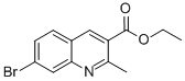 7-BROMO-2-METHYLQUINOLINE-3-CARBOXYLIC ACID ETHYL ESTER CAS#: 948290-16-2