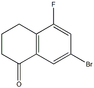 7-BROMO-5-FLUORO-1,2,3,4-TETRAHYDRONAPHTHALEN-1-ONE CAS#: 925442-95-1