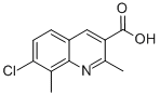 7-CHLORO-2,8-DIMETHYLQUINOLINE-3-CARBOXYLIC ACID CAS#: 948290-22-0