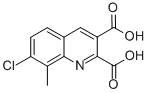 7-CHLORO-8-METHYLQUINOLINE-2,3-DICARBOXYLIC ACID CAS#: 948290-40-2