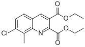 7-CHLORO-8-METHYLQUINOLINE-2,3-DICARBOXYLIC ACID DIETHYL ESTER CAS#: 948290-46-8