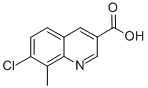 7-CHLORO-8-METHYLQUINOLINE-3-CARBOXYLIC ACID CAS#: 948290-52-6