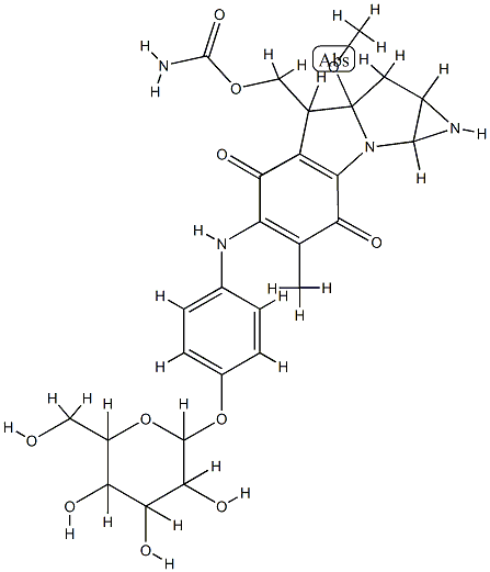 7-N-(4-O-glucopyranosyl)phenyl-9-methoxymitosane CAS#: 99396-19-7