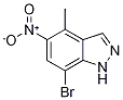 7-bromo-4-methyl-5-nitro-1H-indazole CAS#: 952183-46-9