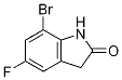 7-bromo-5-fluoro-1,3-dihydro-indol-2-one CAS#: 945379-34-0
