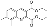 7,8-DIMETHYLQUINOLINE-2,3-DICARBOXYLIC ACID DIETHYL ESTER CAS#: 948290-10-6