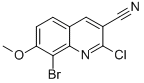 8-BROMO-2-CHLORO-7-METHOXYQUINOLINE-3-CARBONITRILE CAS#: 948291-24-5
