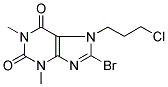 8-BROMO-7-(3-CHLOROPROPYL)-1,3-DIMETHYL-2,3,6,7-TETRAHYDRO-1H-PURINE-2,6-DIONE CAS#: 98408-17-4